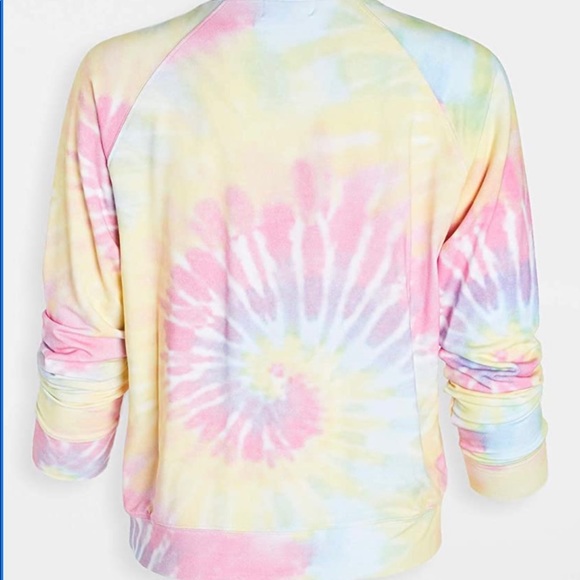 Stripe & Stare Rainbow Sunshine Tie Dye Sweatshirt Shirt Top L - Picture 6 of 12